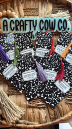 Personalized Composition Book Metal Bookmark | Reader Gift, Durable Tassel (5 x 2 in)