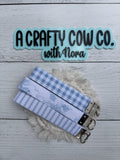 Wristlet/Key Fob Keychain | Gingham, Stripe & Toile Key Fob | Handmade | Fabric| Teacher Gift | Wrist Lanyard | Student | Mom Gift