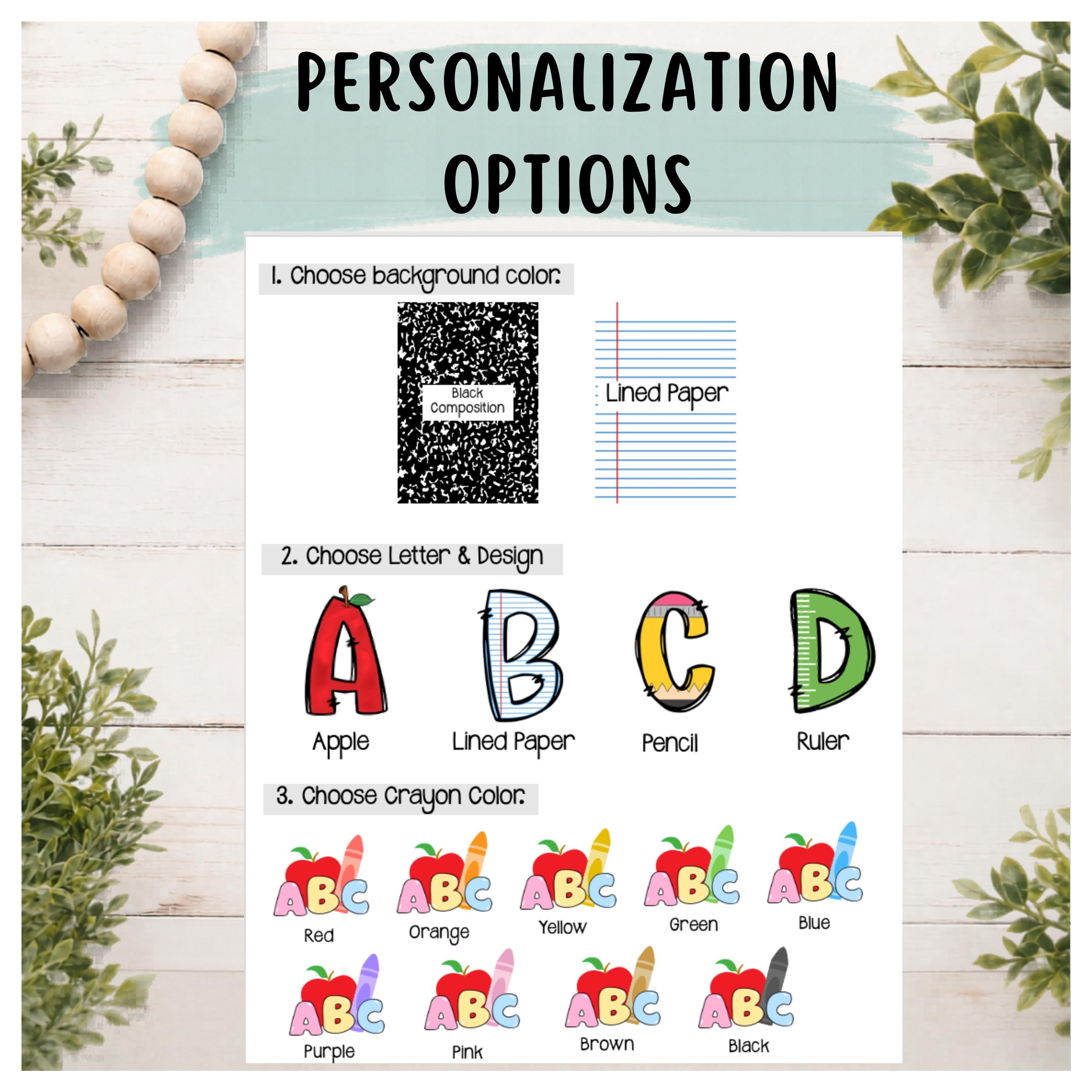 Personalized Teacher ID Badge Holder | Custom Name, Poly Leather Card Case