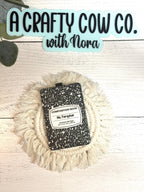 Personalized Teacher ID Badge Holder | Custom Name, Composition Book Style, Back-to-School Accessory